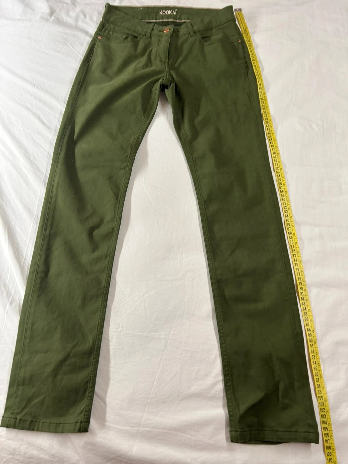 Jean vert vintage kookaï style rétro y2k – photo 2
